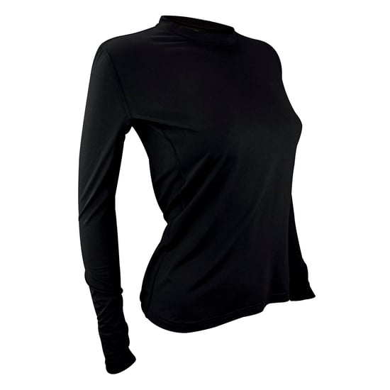 Ladies Thermal T Shirt | Wärmehalter | Winter Long Sleeve T Shirt | Baselayer Top für Frauen - Schwarz - Image 2