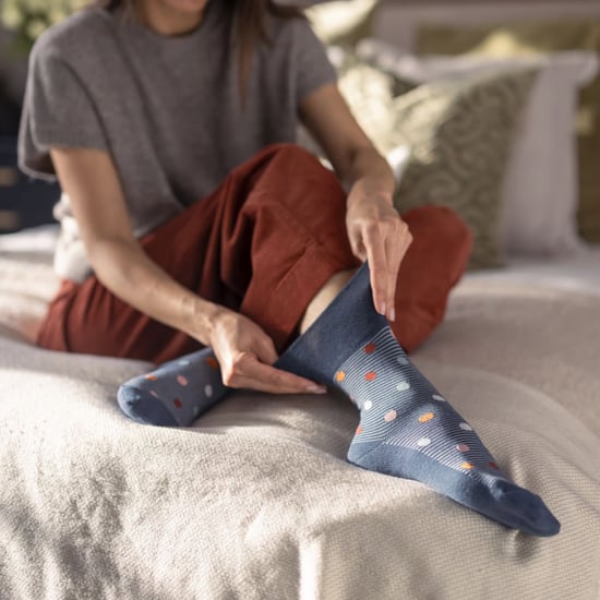 9er-Pack Bambus-Socken Damen | Gentle Grip | Extra Wide Soft Top Non Elastic Socken - SOLRM404142 - Image 5