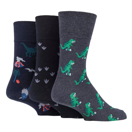 Gentle Grip - 6 Paar nicht elastische Socken für Herren - Tiefsee - Image 3
