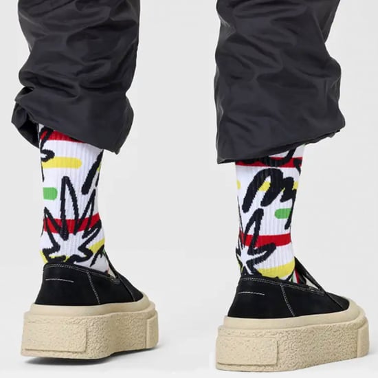Neuheiten Doodle Socken | Happy Socks | Lässige Spaß Golden Doodle Socken - Weiß - Image 3