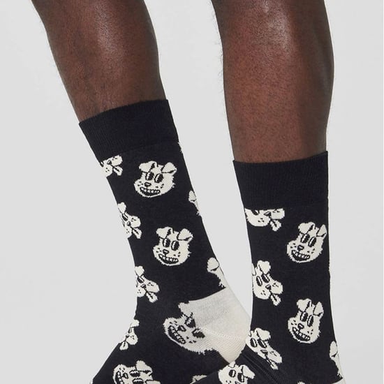Happy Socks Neuheiten Bunte Helle Baumwollmischung Hundesocken - Schwarz - Image 4