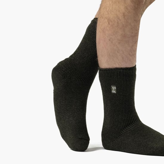 Herren Kniestrümpfe zum Angeln | Wärmehalter | Thermische Outdoor lange Fischersocken für den Winter - Waldgrün - Image 3