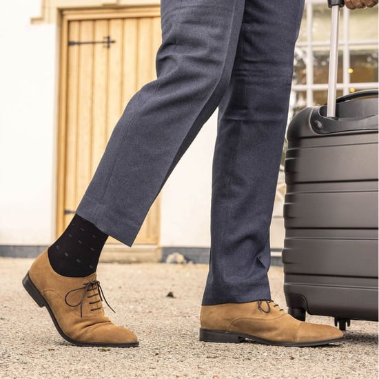 3 Paar Multipack Herren Flug Socken | IOMI | Graduated Compressions Socken für geschwollene Füße | DVT Socken für Reisen, Laufen, Radfahren - Schwarz - Image 4