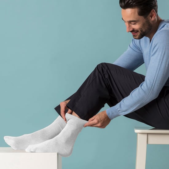12 Paar Multipack Gentle Grip Top Diabetiker Socken | IOMI | Mid Calf Loose Top Non Elastic Cotton Socken mit Handlinked Seamless Toe - Weiß - Image 4