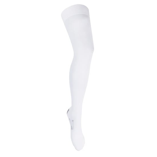 Medalin Saphena - 2 Pack Anti-Embolie Oberschenkel hohe Kompressionsstrümpfe | Klasse 1 Medical Grade - Weiß - Image 3