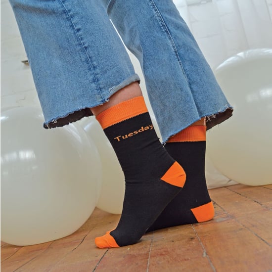 7er-Pack Damen Socken der Wochentage | Sock Snob | Schwarze ausgefallene Socken für Damen - DOTW - Image 3