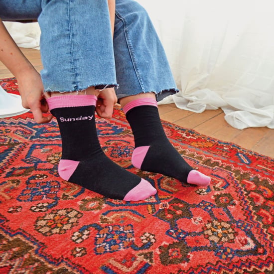 7er-Pack Damen Socken der Wochentage | Sock Snob | Schwarze ausgefallene Socken für Damen - DOTW - Image 4