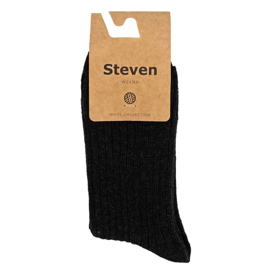 Womens Wool Dress Socks | Steven | Atmungsaktive Warme Socken für Damen -Schwarz - Image 2