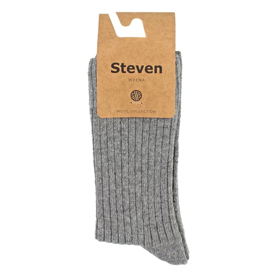 Womens Wool Dress Socks | Steven | Atmungsaktive Warme Socken für Damen -Grau - Image 2