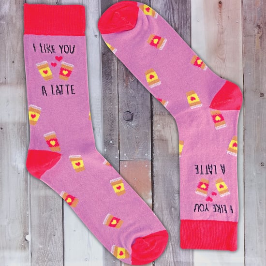 Urban Eccentric - 'I Like You A Latte' Fun Novelty Geschenk | Herren & Damen Socken - I Like You A Latte - Image 4