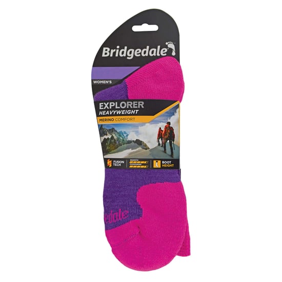 Bridgedale - Damenstiefel aus schwerer Merinowolle - Lila meliert - Image 2