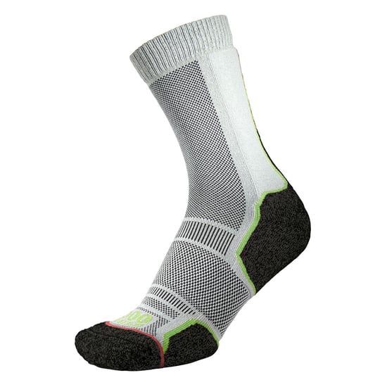 1000 Mile - 2er-Pack Herren Trek Repreve Einlagige Wandersocken - Schwarz / Neon - Image 5
