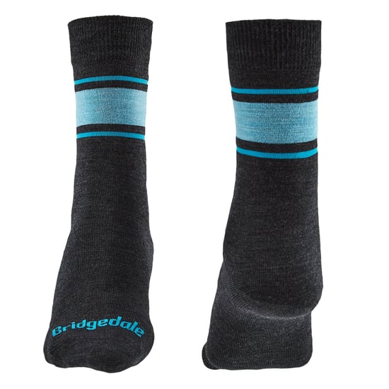 Bridgedale - Womens Liner Base Layer Merino Socken - Dunkelgrau / Blau - Image 5