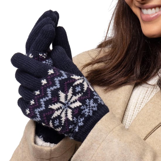 Heat Holders - Ladies Soft Thermal Gloves - Navy - Image 3