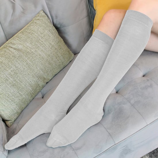 12 Paar Multipack Kinder Kniestrümpfe aus Bambus | Sock Snob | Weiche & atmungsaktive mehrfarbige lange Schulsocken - Weiß - Image 5