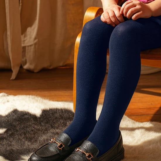 3 Paar Multipack Mädchen Schulstrumpfhosen | Wärmehalter | Einfache blickdichte Strumpfhosen für Mädchen - Navy - Image 4