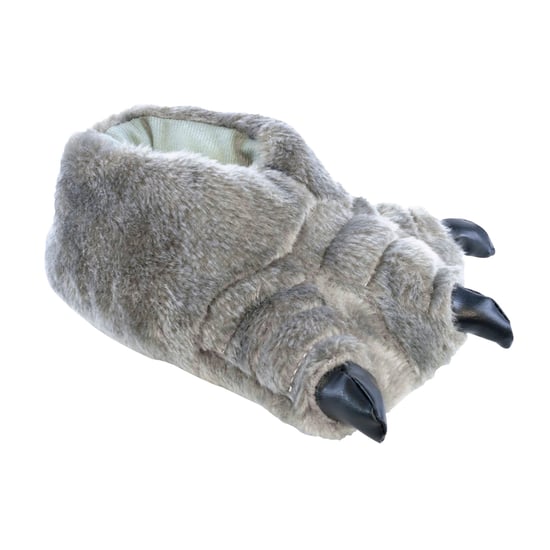 Kinder Neuheit 3D Monster Füße Plsh Pantoffeln | Geschenk für Kinder - Grau - Image 3