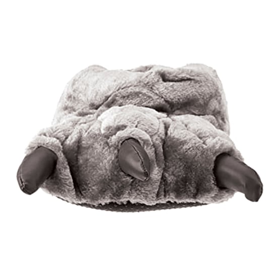Kinder Neuheit 3D Monster Füße Plsh Pantoffeln | Geschenk für Kinder - Grau - Image 5