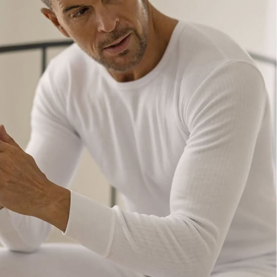 Herren-Thermo-Unterwäsche-Set | Wärmespeicher | Winter-Langarm-Top & Long Johns - Weiß - Image 5