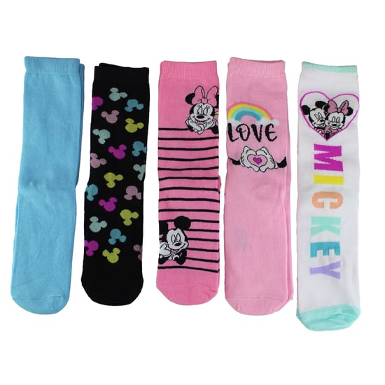 5 Paar Minnie Mouse Socken für Frauen | Niedliche Neuheit Disney Mickey Mouse Socken | Ideale Weihnachtsgeschenke - Minnie&Mickey - Image 4