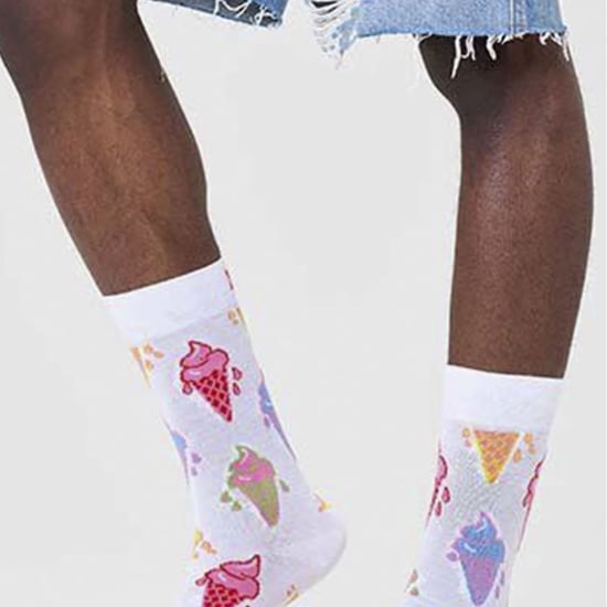 Eiscreme-Socken | Happy Socks | Lustige Geschenk-Socken - Weiß - Image 4
