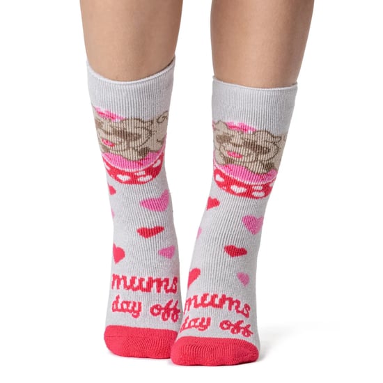 Ladies Cosy Novelty Socks | Heat Holders Lite | Christmas Socks for Women | Gifts for Her Socks - Mums Day Off - Image 3