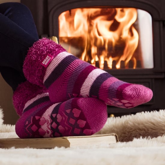 Womens Fluffy Slipper Bed Socks with Grips | Heat Holders | 3 Pair Multipack | Ladies Warm Fleece Lined Non Slip Socks | Winter Gifts for Her - Pack 5 - Image 5