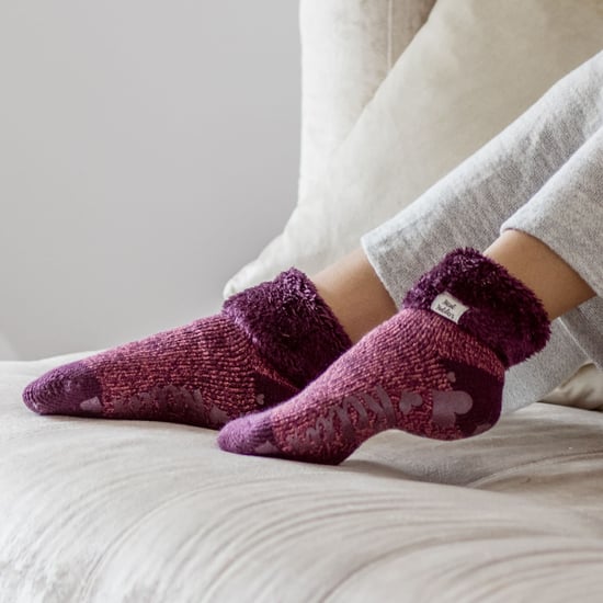 Womens Fluffy Slipper Bed Socks with Grips | Heat Holders | 3 Pair Multipack | Ladies Warm Fleece Lined Non Slip Socks | Winter Gifts for Her - Pack 1 - Image 3