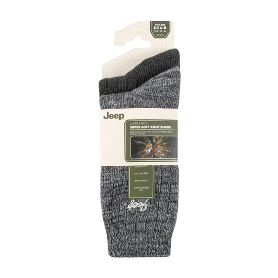2er-Pack Damen Hochleistungs-Polyester-Stiefelsocken | Laufsocken - Image 2