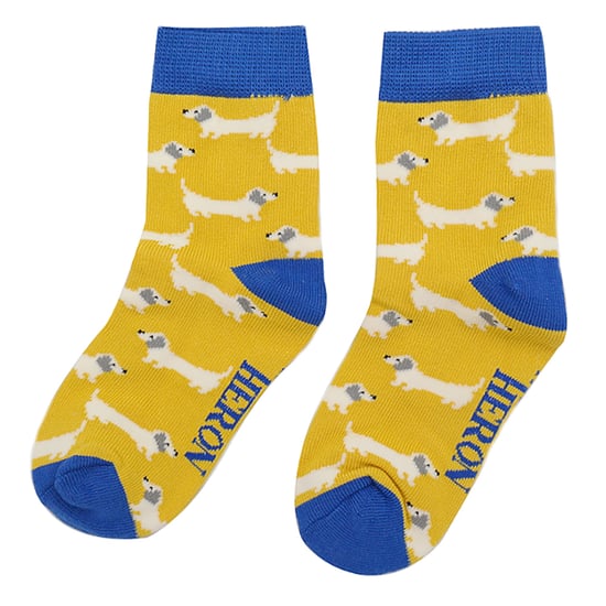 Herr Heron - 2 Paar Socken aus Bambus mit Tiermuster - Wursthunde - Image 3