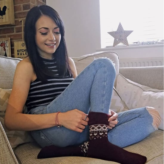 3er-Pack Bettsocken aus Wolle im nordischen Design - Schwarz/Charcoal/Denim - Image 4