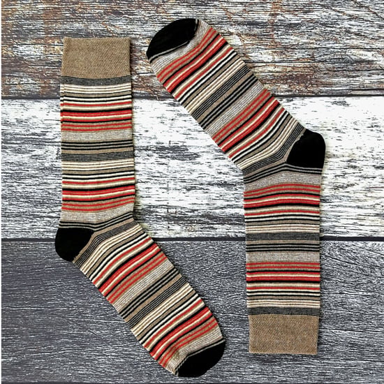 12 Paar Multipack Herren Baumwolle bunt gestreiften Kleid Socken | Socken Snob | gemusterten Business Casual Dress Socken - Rom - Image 4