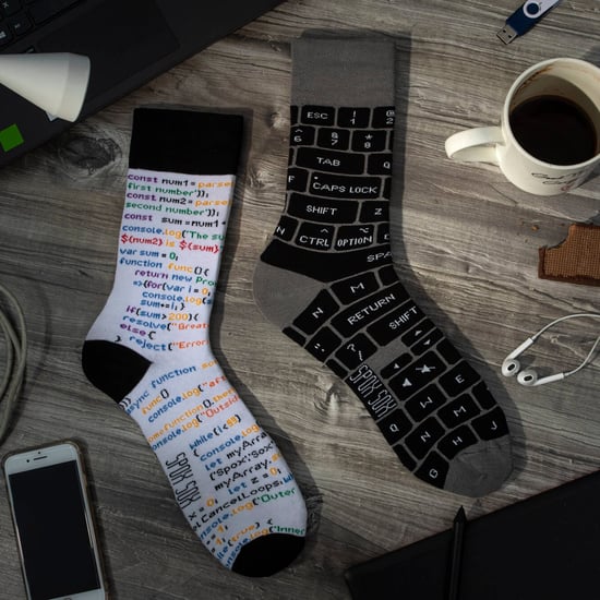 SPOX SOX - Herren & Damen Mismatched Novelty Odd Socks - IT Developer - Image 3