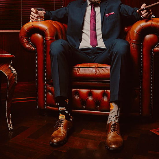 SPOX SOX - Herren & Damen Ungewöhnliche Socken - Whisky - Image 3