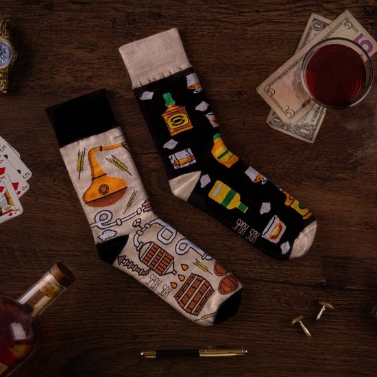 SPOX SOX - Herren & Damen Ungewöhnliche Socken - Whisky - Image 4