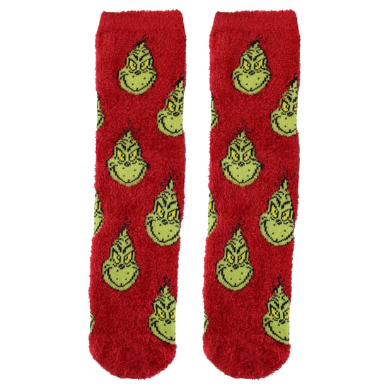 Damen Novelty Grinch Socken | Lustige rote Grinch Weihnachtsstrümpfe - Image 4