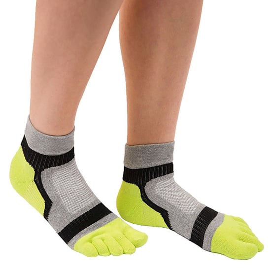 TOETOE - Herren- und Damen atmungsaktive Sport leichte Laufsocken mit niedrigem Schnitt - Grün - Image 3