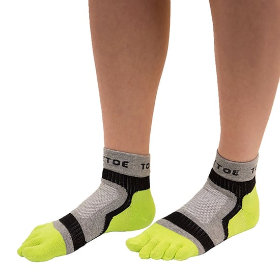 TOETOE - Herren- und Damen atmungsaktive Sport leichte Laufsocken mit niedrigem Schnitt - Grün - Image 4