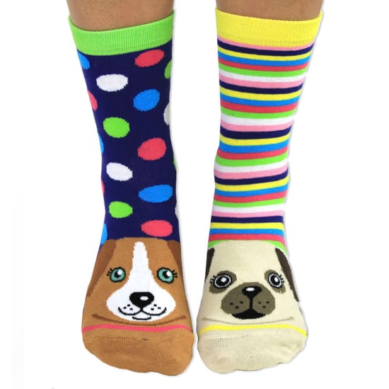 UNITED ODD SOCKS - 6 Pack Damen Welpe Hund Neuheit Baumwolle ungerade Socken in Geschenk-Box - Paws - Image 5
