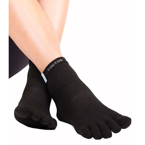 TOETOE - Herren- und Damen-Feuchtigkeitsableitende Outdoor-Trainer-Socken mit Zehen-Design - Schwarz - Image 4
