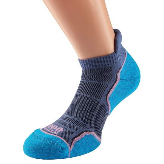 1000 Mile - 2er Pack Damen Einzel-Lagen Weiche Atmungsaktive Lauf-Ankle-Socken - Neonpink / Lavendel - Image 5
