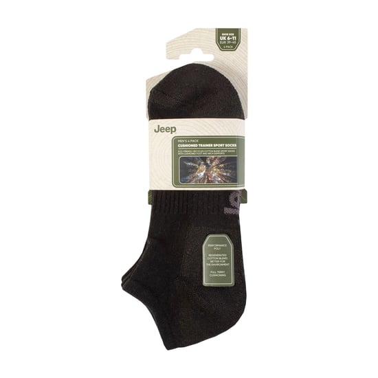 Herren Atmungsaktive Gepolsterte Niedrigschnitt Sportsocken - 4er Pack - Image 2