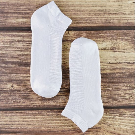 6 Paar Multipack Kinder weiße Socken | Socken Snob | Bambus-Trainersocken für Jungen und Mädchen - weiß - Image 3