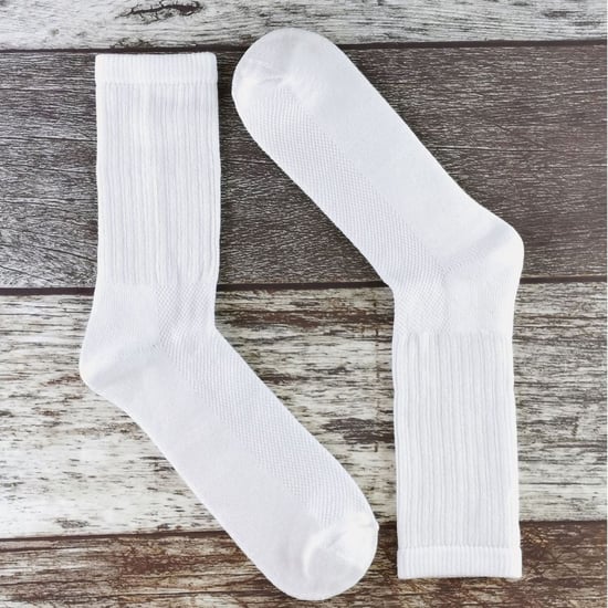 6 Paar Multipack Boys Bamboo Sport Socken | Sock Snob | Atmungsaktive Crew Kids White PE Socken - Weiß - Image 3