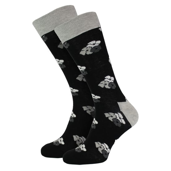 HS by Happy Socks - Herren 3er-Pack Classic Flower Dress Socken - Flower (Schwarz) - Image 3