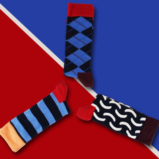HS von Happy Socks - Herren 3er-Pack Klassische Argyle-Anz socks - Argyle (Rot) - Image 3