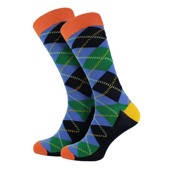 HS von Happy Socks - Herren 3er Pack lustige, ausgefallene Socken - Diamant (Grün) - Image 4