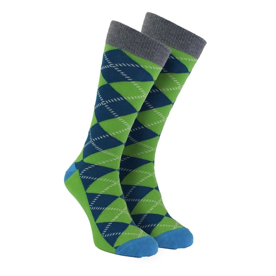 HS von Happy Socks - Herren 3er Pack Klassische Struktur Socken - Target (Grün) - Image 4