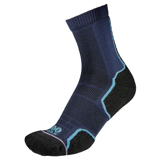 1000 Mile - 2er Pack Damen Trail Repreve Einzellagige Sportsocken zum Laufen - Marineblau - Image 4