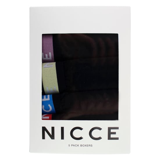 Herren NICCE Lazlow 5er-Pack Boxershorts in Schwarz - Image 2